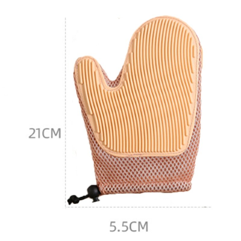 Cat Hair Glove Pet Fur Remover Glove Dog Grooming Glove Brush For Shedding Pet Hair Remover Mitt Cleaner Grooming Glove - Image 7